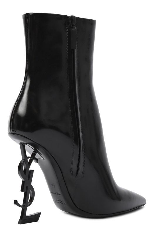 Кожаные ботильоны Opyum 110 Saint Laurent 693133/AACGC Чёрный  693133/AACGC Фото 5