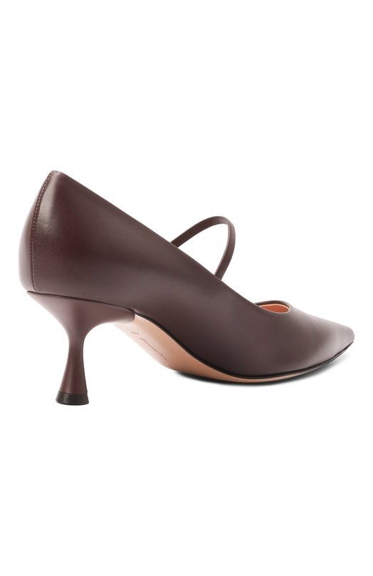 Кожаные туфли Lowry 55 Gianvito Rossi G22312.55LAC.VITB0UR Бордовый  G22312.55LAC.VITB0UR Фото 5