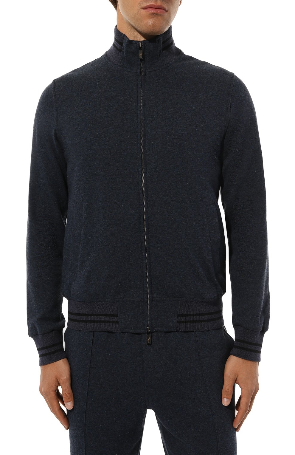 Толстовк�а из хлопка и кашемира CAPOBIANCO, арт. 17M457.LB00., фото 3