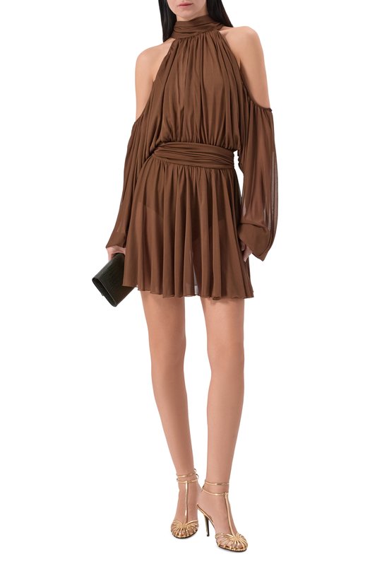 Кожаные босоножки Ally 95 Alevi Milano L26SC009.R.0852G07/MIRR0R LEATHER Золотой  L26SC009.R.0852G07/MIRR0R LEATHER Фото 3