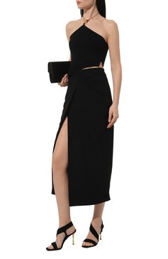 Замшевые босоножки moneta BALMAIN, арт. CN1UH958/LCMK, фото 1