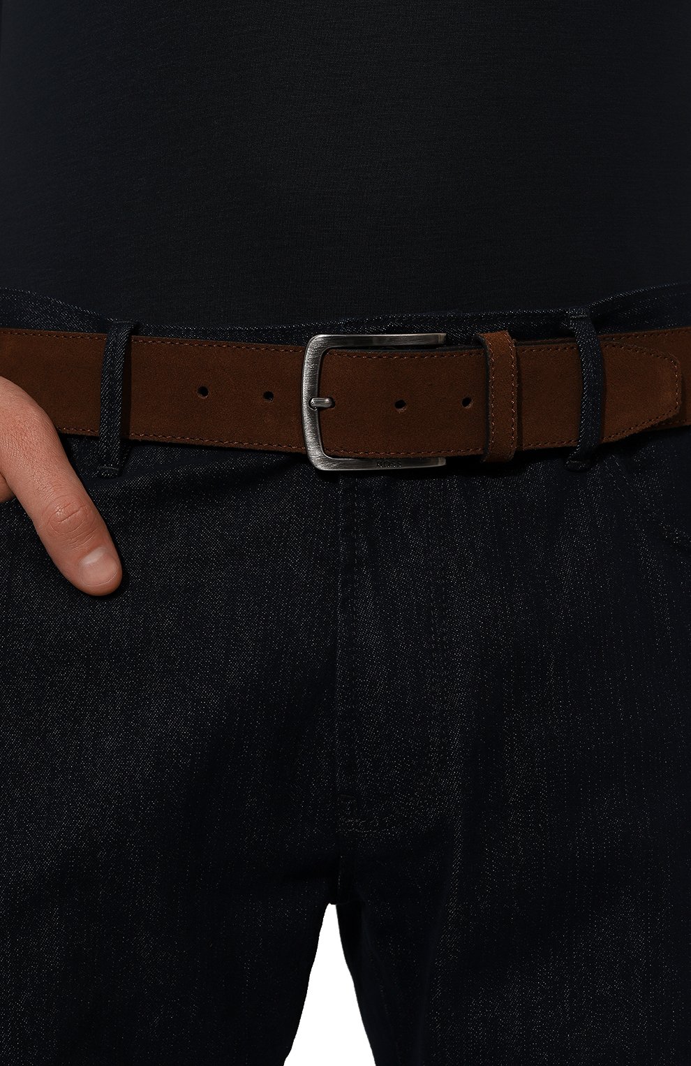 Замшевый ремень BOSS, арт. 50523374, фото 2