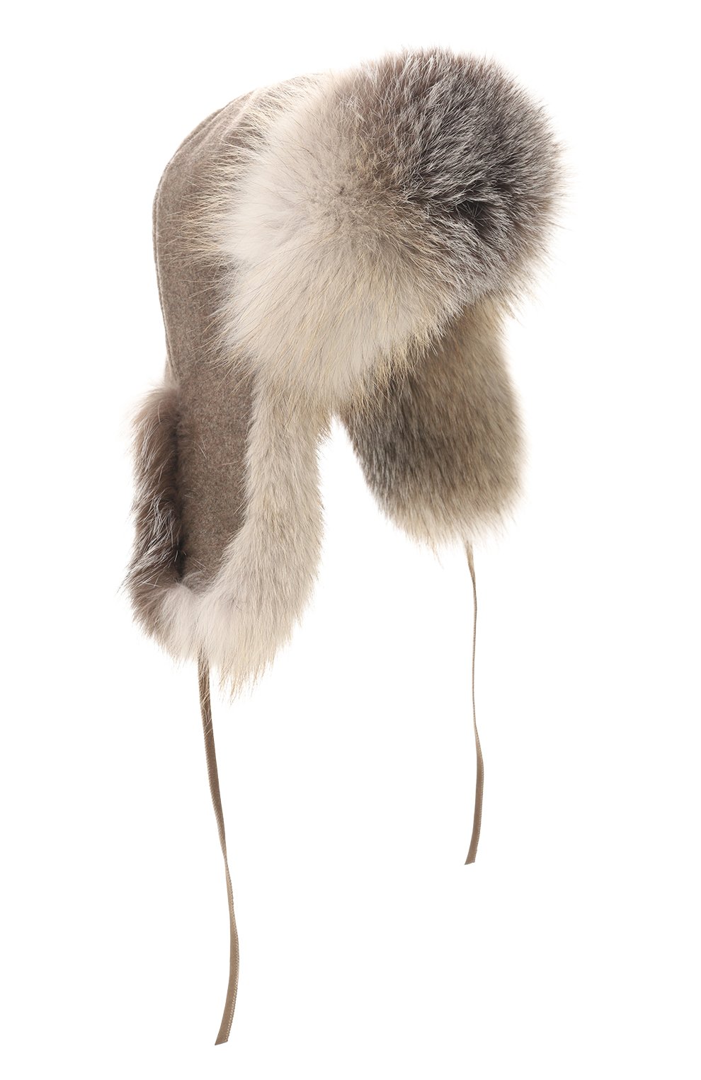 Кашемировая шапка-ушанка дарья с мехом лисы FURLAND, арт. 0194809610111600225, фото 1