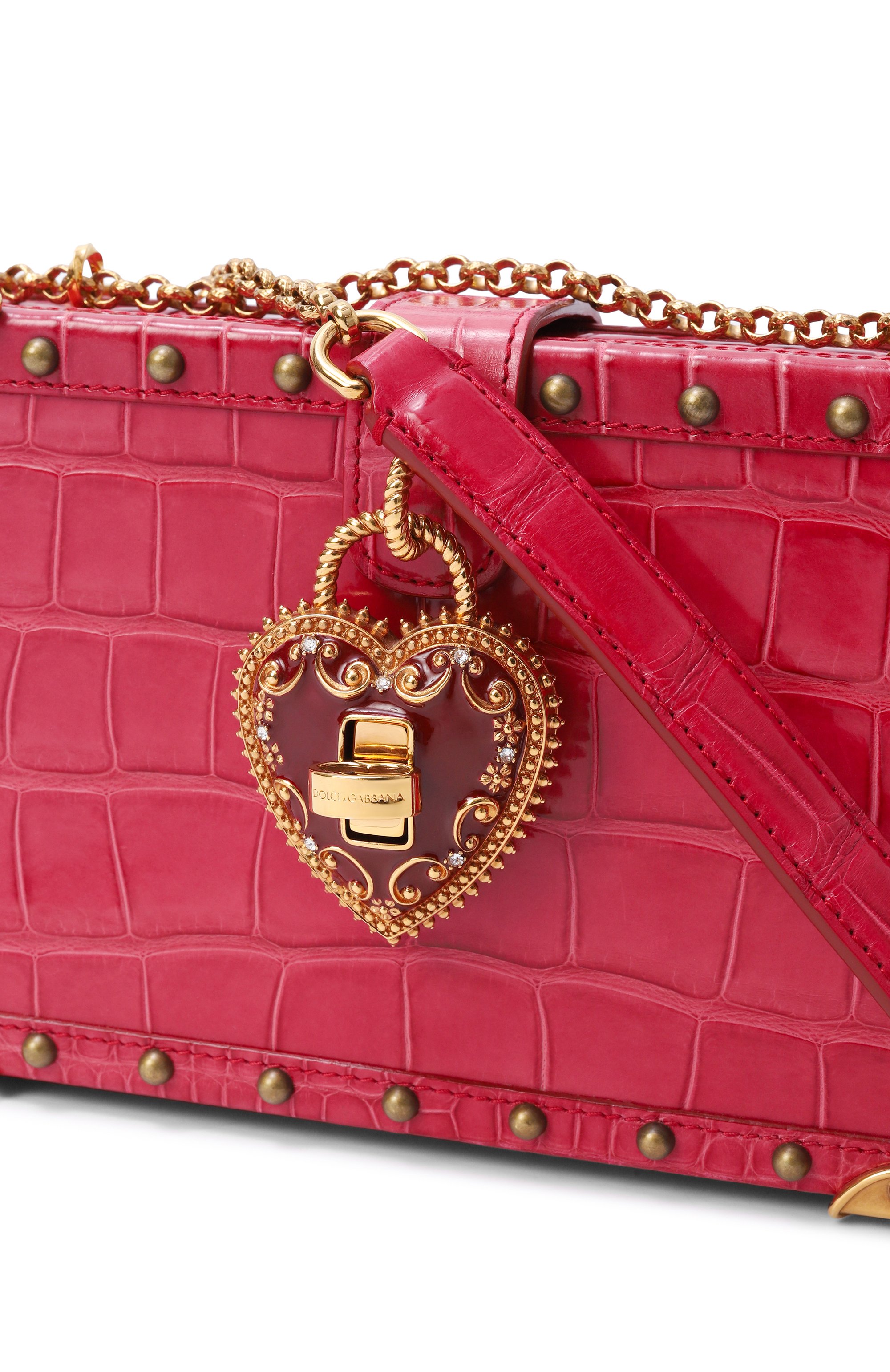 Сумка dolce box из кожи аллигатора DOLCE & GABBANA, арт. BB6568/A2R08, фото 3