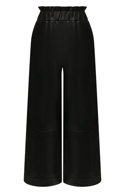 Женские кожаные брюки GANNI, арт. F3880