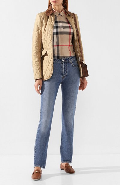 Хлопковая рубашка BURBERRY, арт. 8019441, фото 2