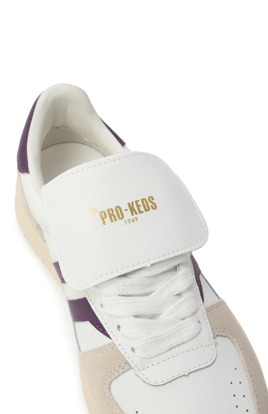 Кожаные кеды Field King Pro-Keds 1949 FIELD KING/LEATHER & SUEDE Белый  FIELD KING/LEATHER & SUEDE Фото 7