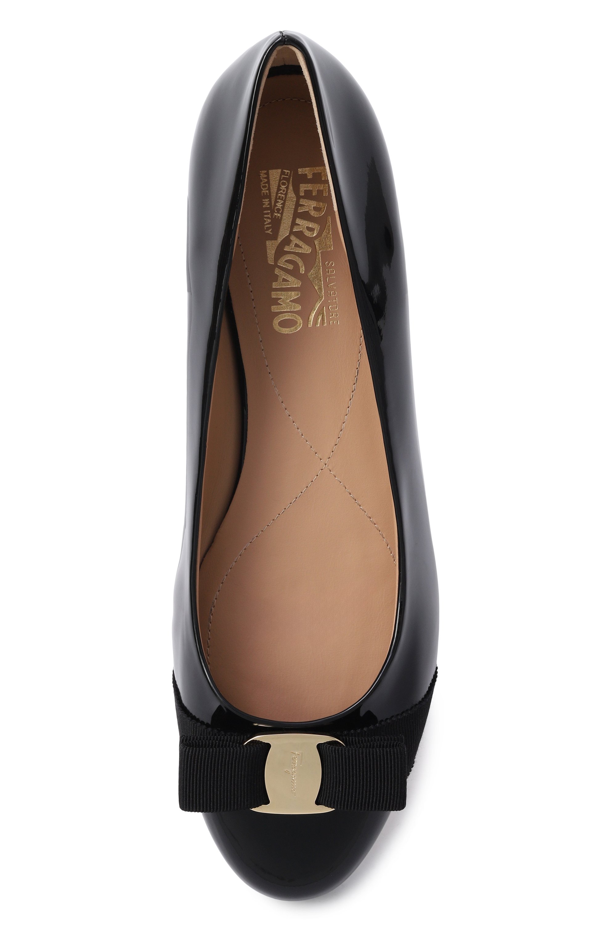 Лакированные балетки varina FERRAGAMO, арт. 01J070/782, фото 6