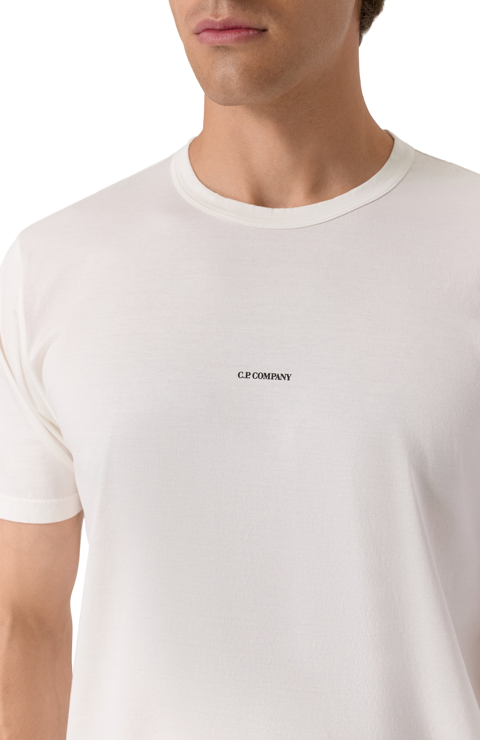 Хлопковая футболка C.P. COMPANY, арт. 19CMTS161A006374G, фото 5