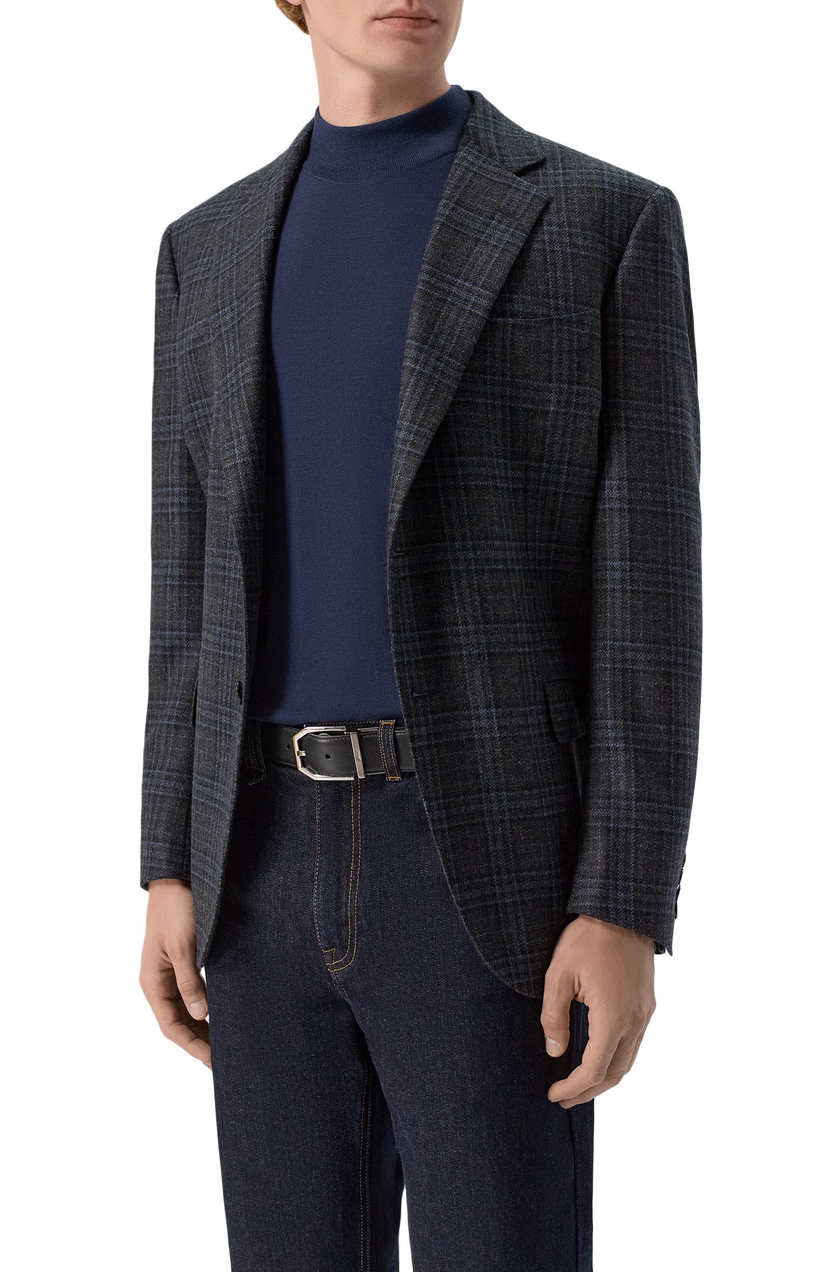 Двусторонний ремень BRIONI черного цвета по цене 108000 руб., арт. 0BMF0L/PB722, фото 2 Двусторонний ремень BRIONI, арт. 0BMF0L/PB722, фото 2