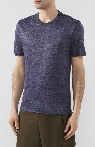 Льняная футболка ZEGNA, арт. UU553/706, фото 3