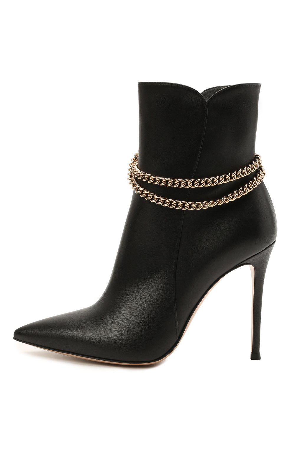 Кожаные ботильоны GIANVITO ROSSI, арт. G73212.15RIC.NAPNER0, фото 3