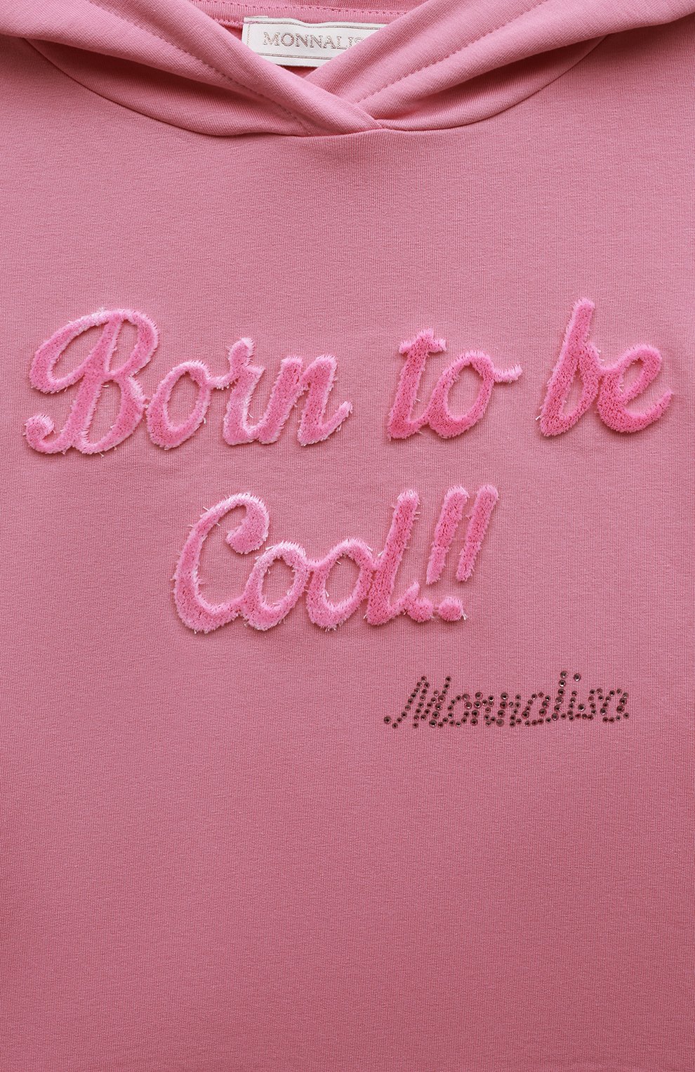 Хлопковое худи MONNALISA, арт. 170601, фото 3