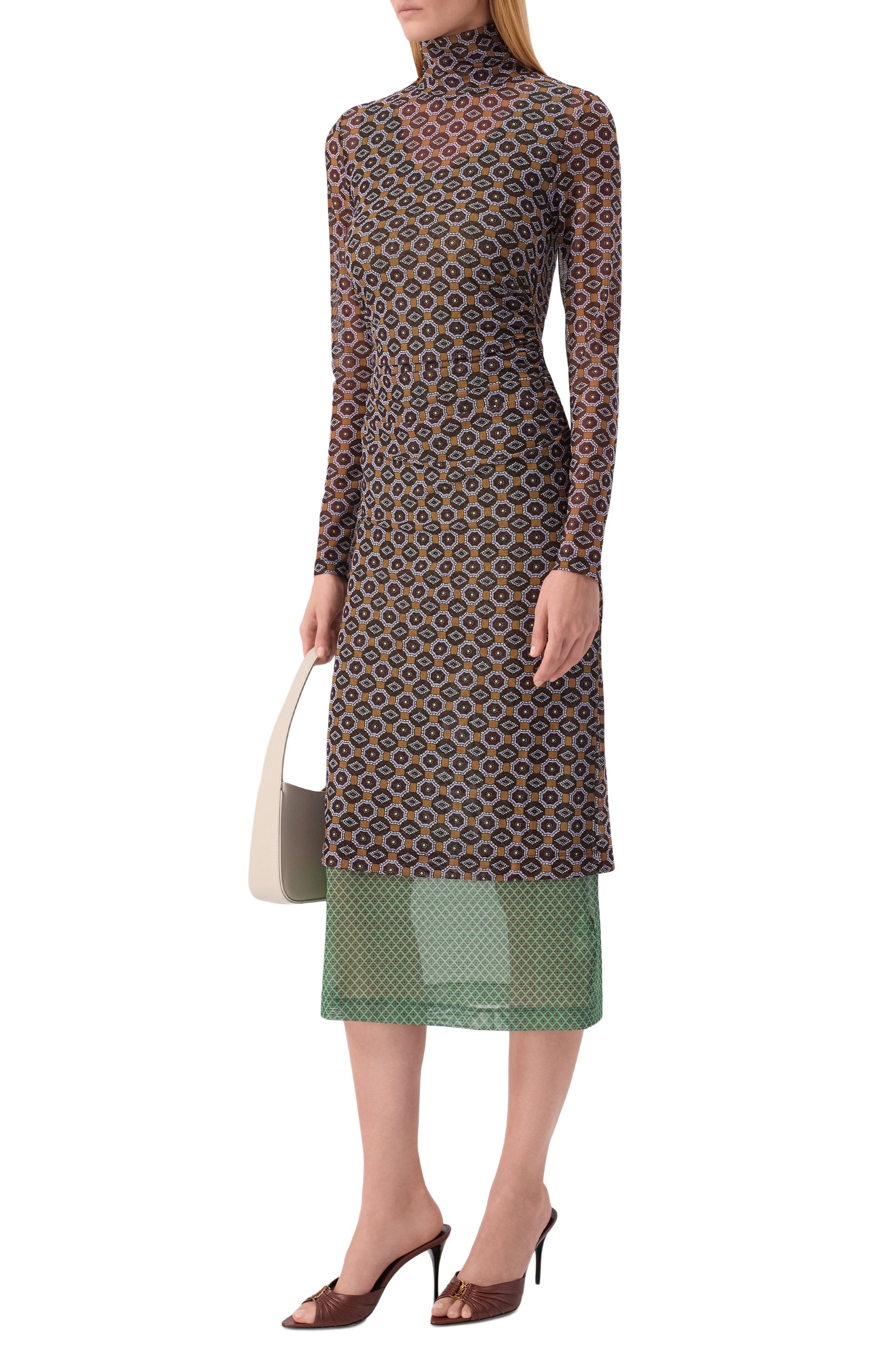 Кожаные мюли babylone 90 SAINT LAURENT, арт. 819075/AADF0, фото 3