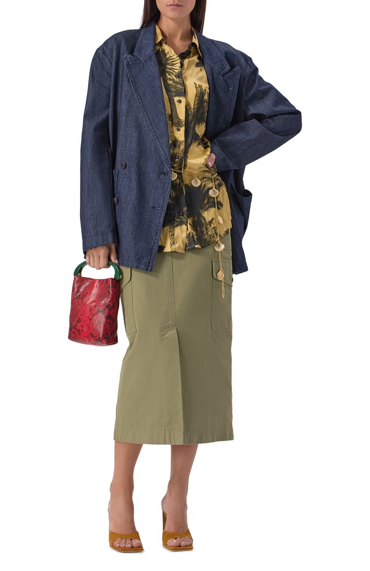 Женская сумка DRIES VAN NOTEN красного цвета, арт. 251-011523-397 | Фото 7 (Материал: Натуральная кожа; Ремень/цепочка: На ремешке; Размер: mini)
