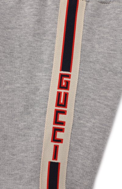 Хлопковые джоггеры с лампасами GUCCI, арт. 518783/X9W10, фото 3