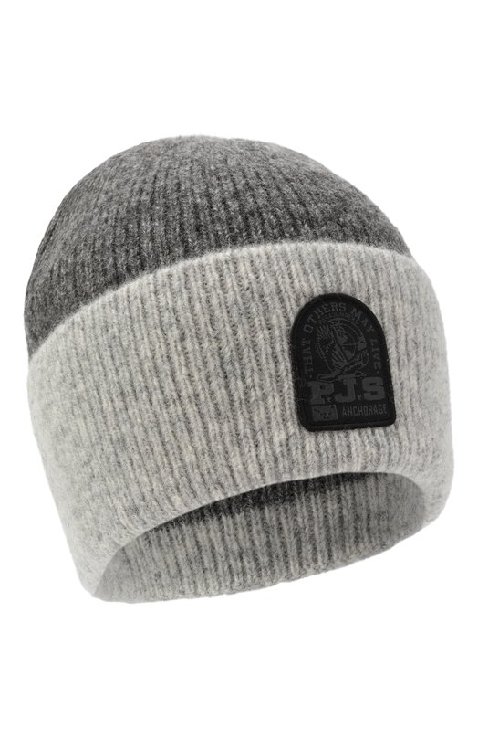 Шапка из шерсти и хлопка Parajumpers 25WPAHAHA31 Серый 25WPAHAHA31