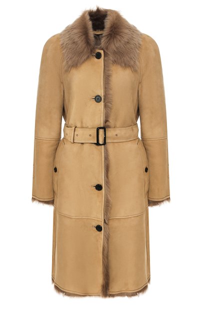 Дубленка с поясом BURBERRY, арт. 8003977, фото 1