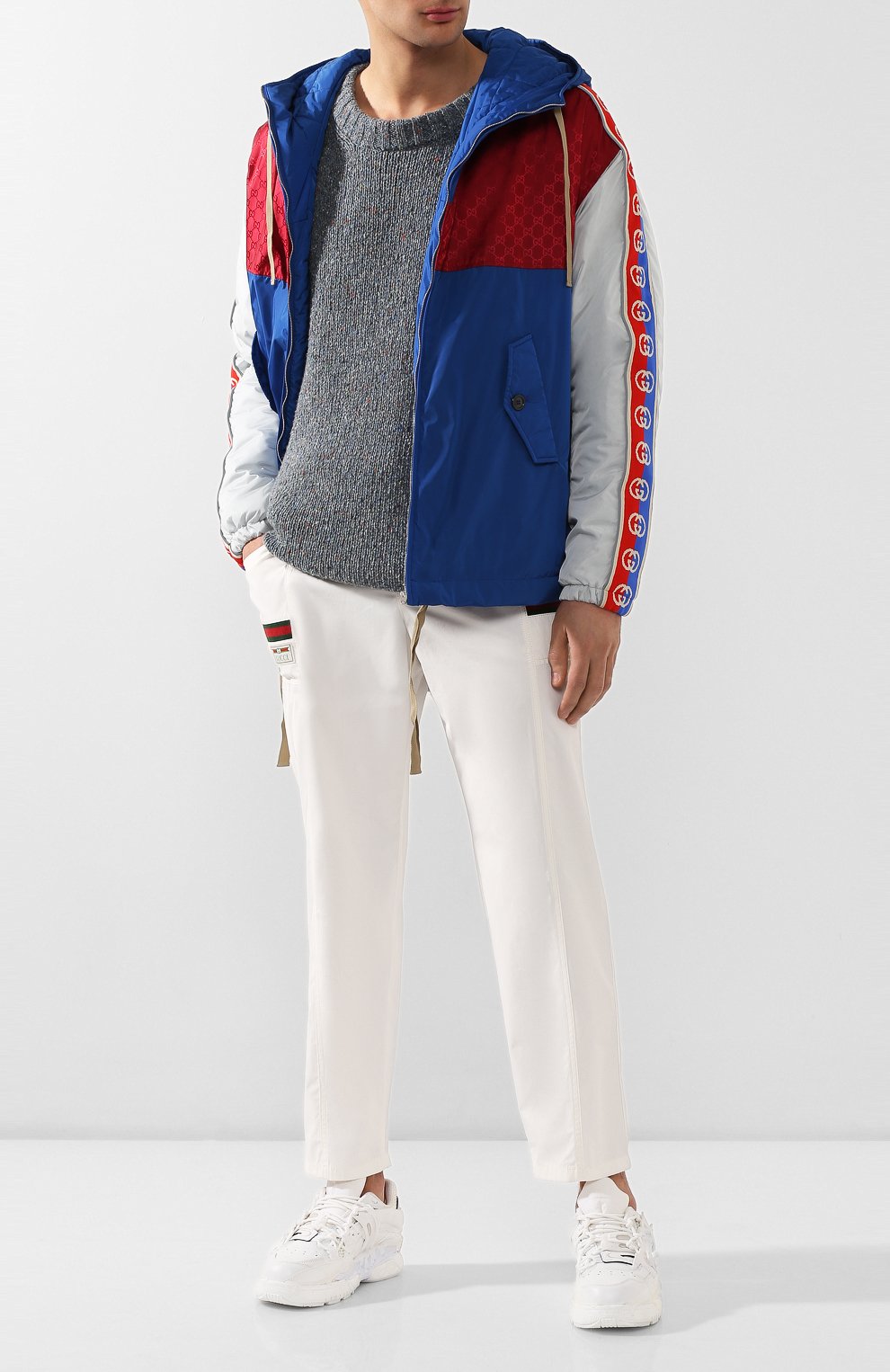 Куртка GUCCI синего цвета по цене 141000 руб., арт. 598722/ZADC9, фото 2 Куртка GUCCI, арт. 598722/ZADC9, фото 2