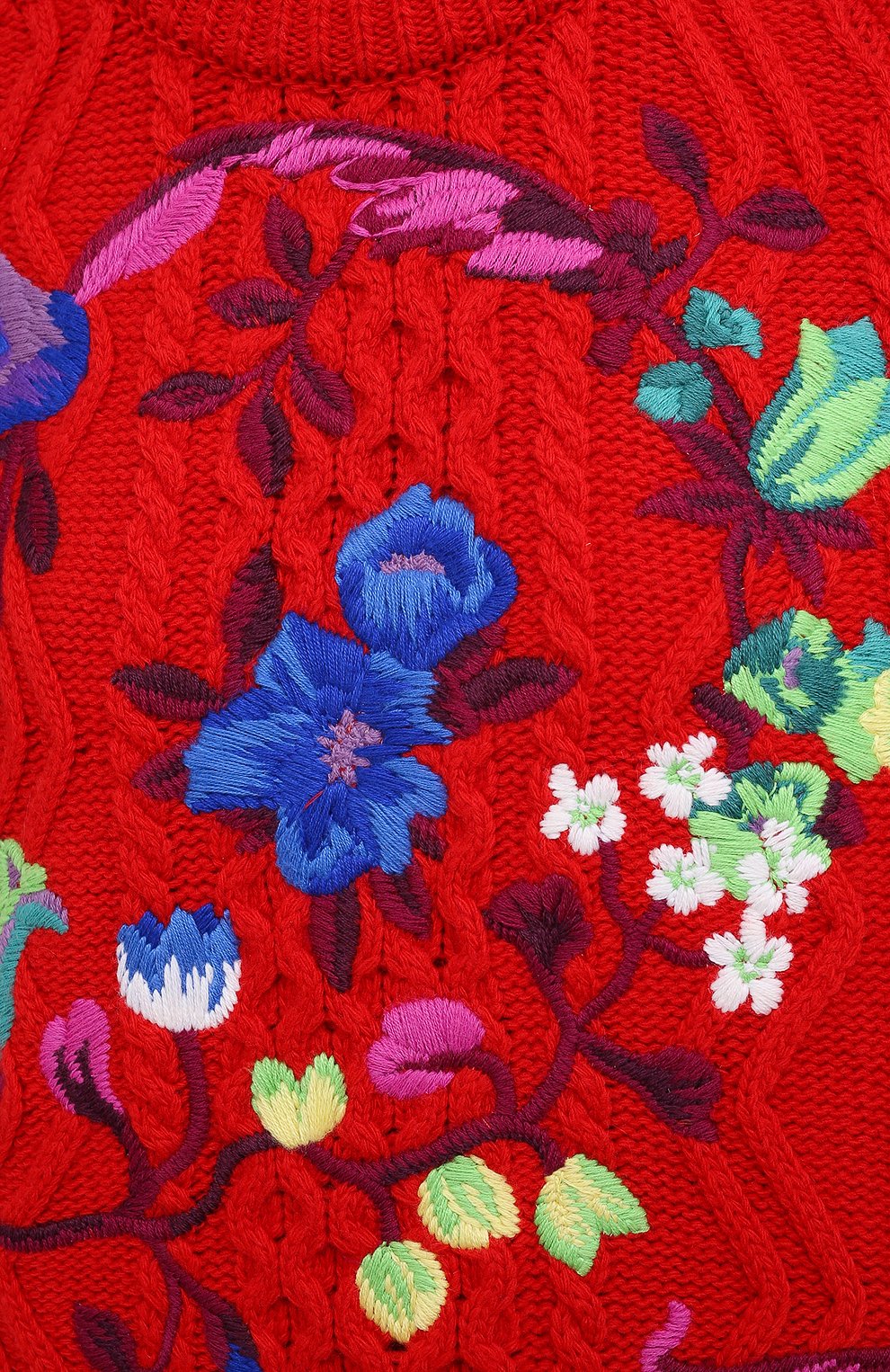 Шерстяной свитер VERSACE красного цвета по цене 299500 руб., арт. A87697/A237035, фото 5 Шерстяной свитер VERSACE, арт. A87697/A237035, фото 5