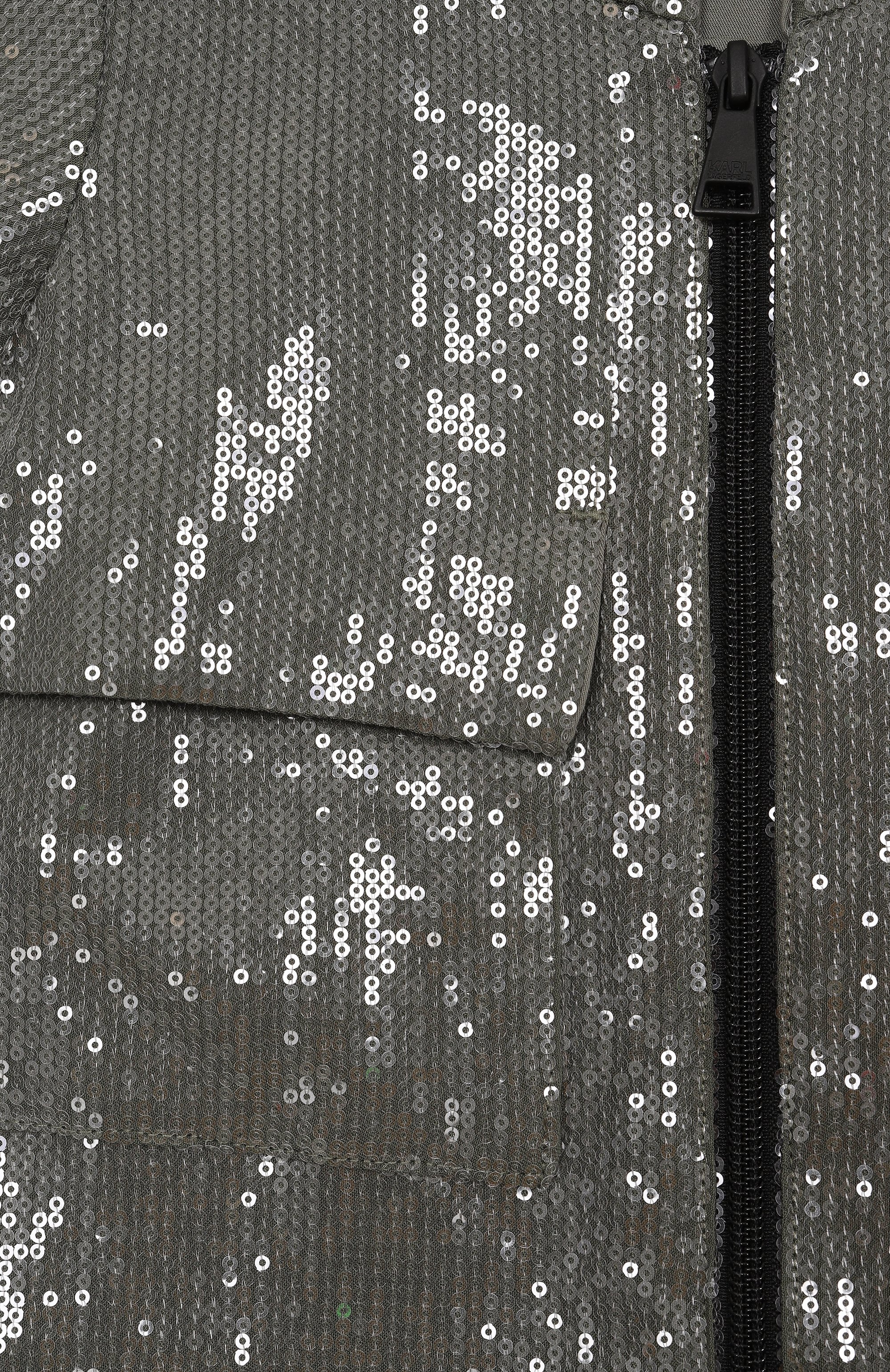 Платье из вискозы KARL LAGERFELD KIDS, арт. Z30470, фото 3