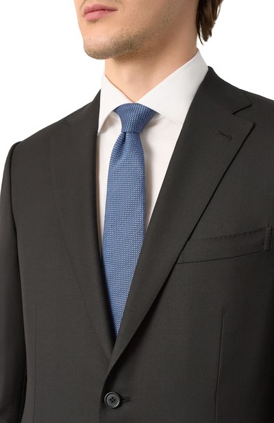 Галстук изо льна и шелка CANALI, арт. 18/HJ04181, фото 2