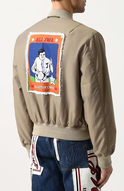 Бомбер на молнии с карманами JW ANDERSON, арт. JK24MS18 807/190, фото 4