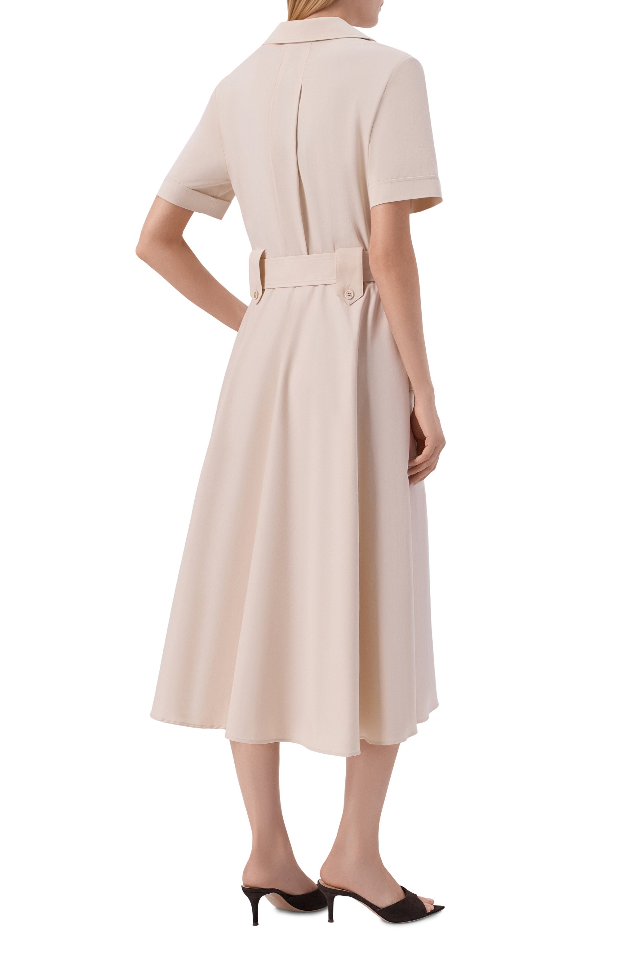 Платье из хлопка и шелка MVST, арт. M26.CSW.D401/SILK P0PELINE, фото 3