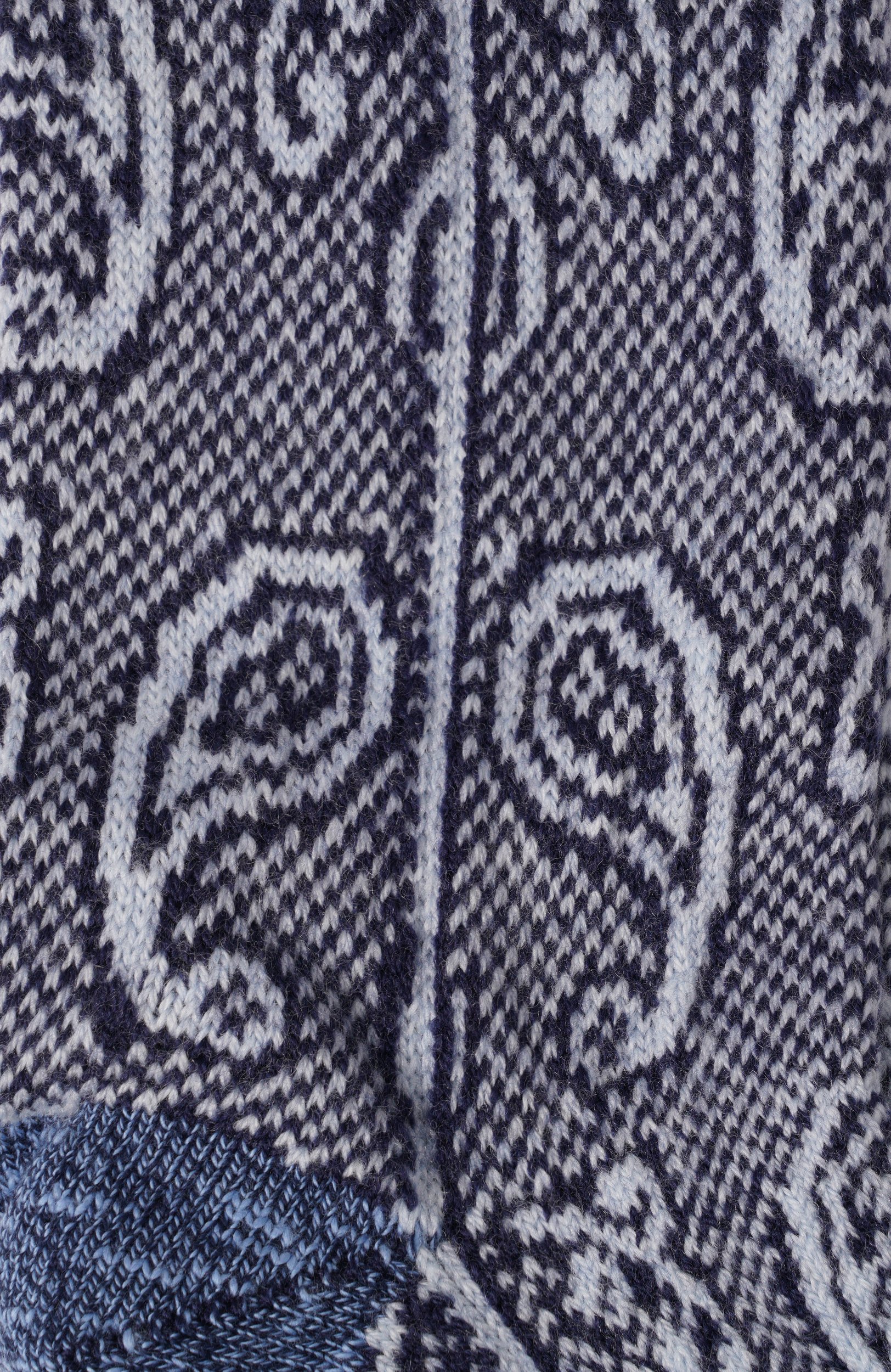 Шерстяные носки DRIES VAN NOTEN синего цвета по цене 20850 руб., арт. 131901/4750, фото 2 Шерстяные носки DRIES VAN NOTEN, арт. 131901/4750, фото 2
