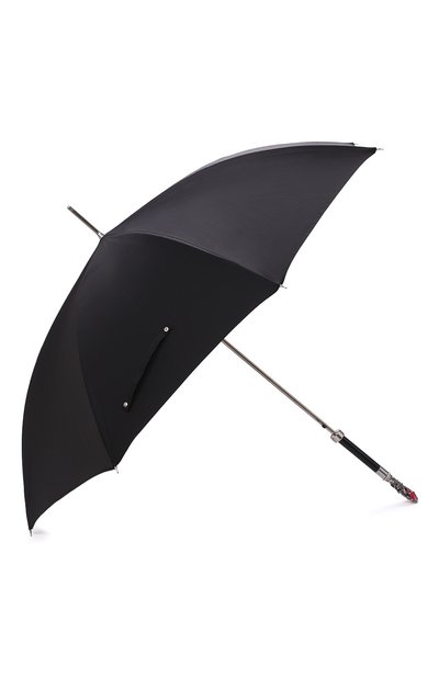 Зонт-трость PASOTTI OMBRELLI черного цвета по цене 49950 руб., арт. 478/RAS0 6768/1/W68, фото 2 Зонт-трость PASOTTI OMBRELLI, арт. 478/RAS0 6768/1/W68, фото 2