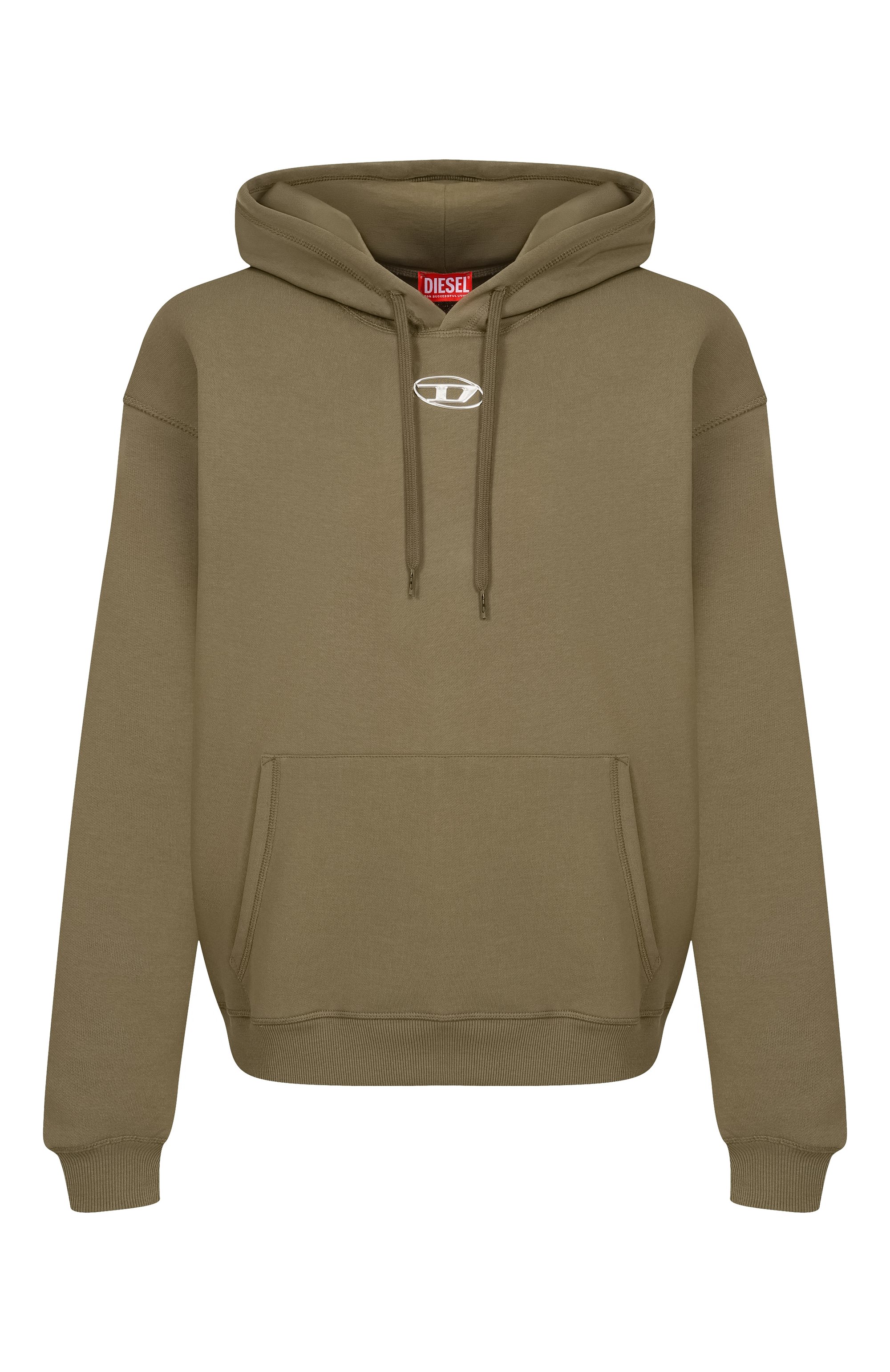 Хлопковое худи DIESEL, арт. A20447/0BKBW, фото 1