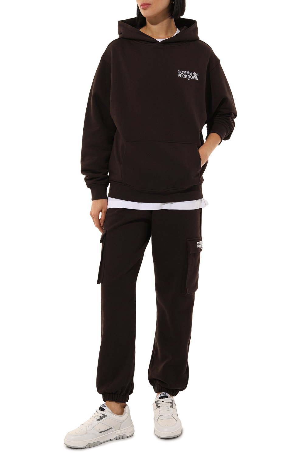 Хлопковое худи COMME DES FUCKDOWN, арт. CFABW01010, фото 2