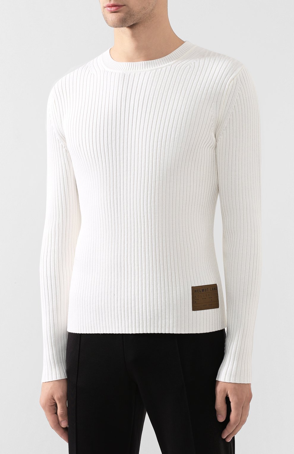 Джемпер из смеси хлопка и шерсти HELMUT LANG, арт. J04HM710, фото 3