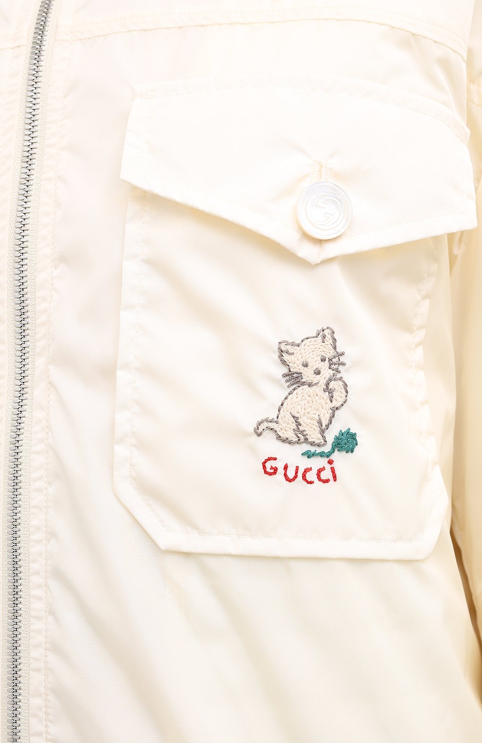 Куртка GUCCI белого цвета по цене 216000 руб., арт. 619422/ZAE8W, фото 5 Куртка GUCCI, арт. 619422/ZAE8W, фото 5