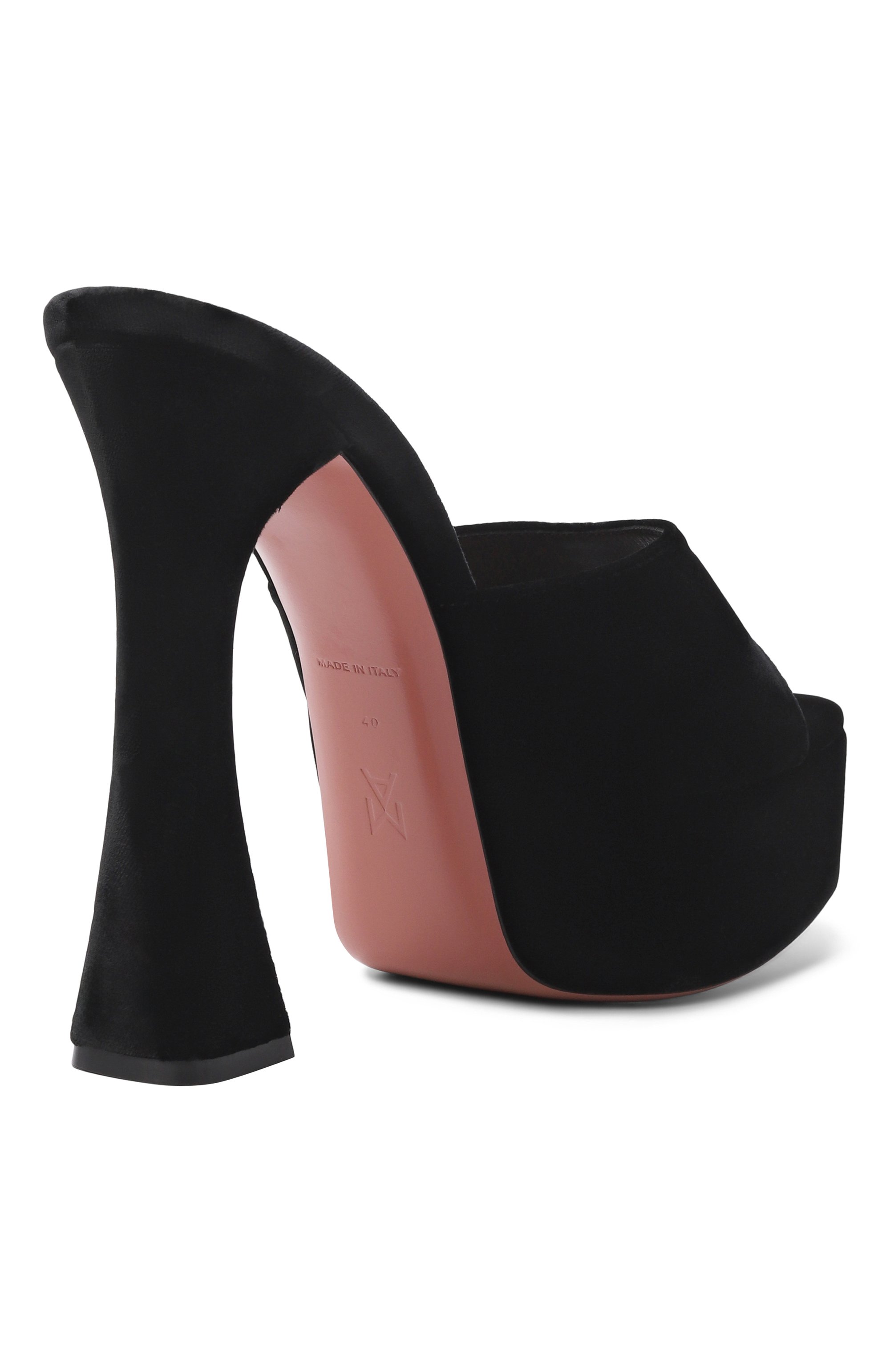 Текстильные мюли dalida plateau AMINA MUADDI, арт. DALIDA PLATEAU/VELVET, фото 5