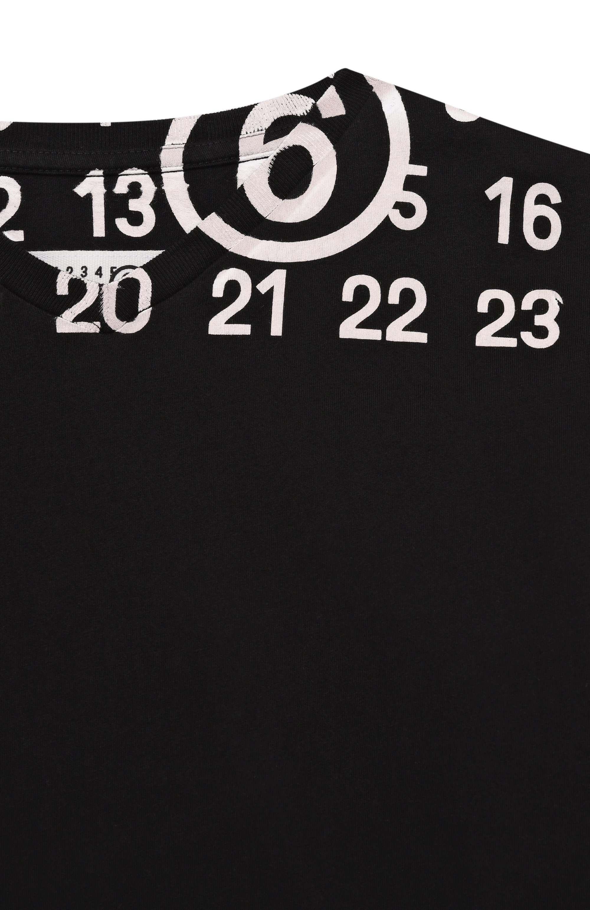 Хлопковая футболка MM6, арт. M60986/MM02Y, фото 3