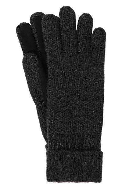 Кашемировые перчатки MOORER, арт. GUANT0 KNIT SUEDE-KSE, фото 1