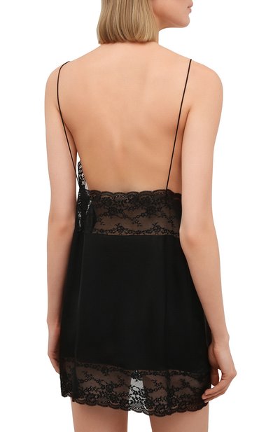 Шелковое платье SAINT LAURENT, арт. 649043/Y7B20, фото 4