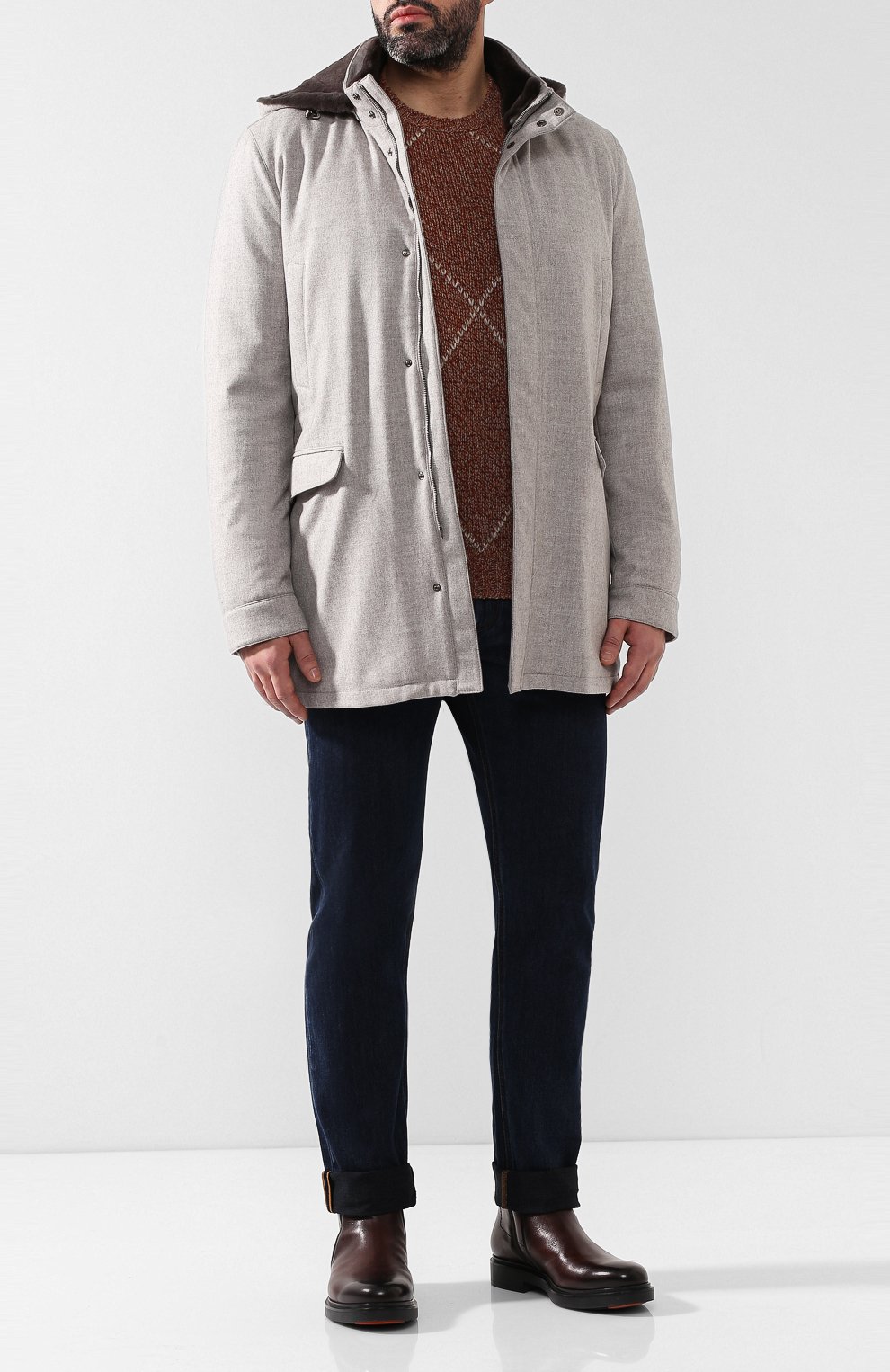 Куртка из смеси шерсти и кашемира ANDREA CAMPAGNA, арт. M4T743/3813, фото 2