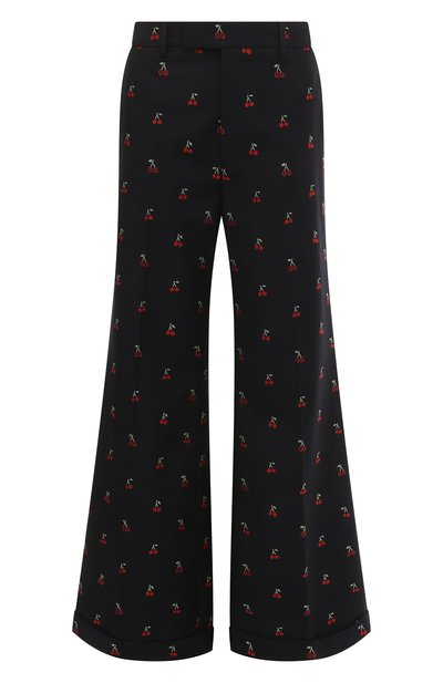 Брюки из хлопка и ш ерсти GUCCI, арт. 570604 ZABMY, фото 1