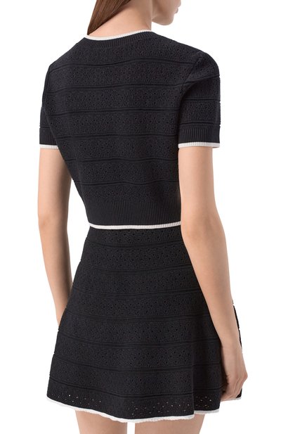 Хлопковый топ SELF-PORTRAIT, арт. SS26-055T-B, фото 4