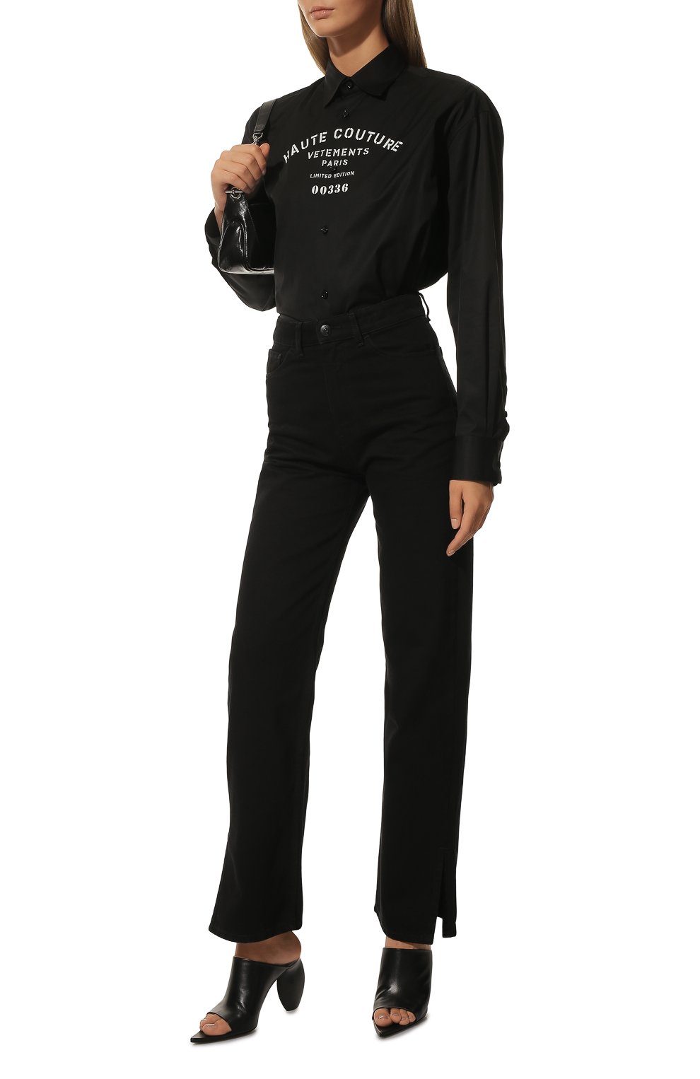 Хлопковая рубашка VETEMENTS, арт. UA53SH450B 1001/W, фото 2