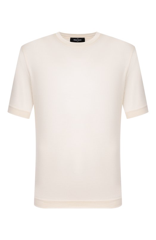 Шелковая футболка Gran Sasso 60121/78304 Кремовый 60121/78304