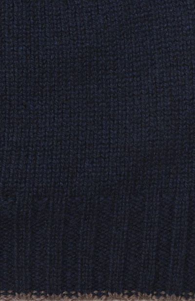 Кашемировая шапка ANDREA CAMPAGNA темно-синего цвета по цене 19350 руб., арт. 11613, фото 3 Кашемировая шапка ANDREA CAMPAGNA, арт. 11613, фото 3