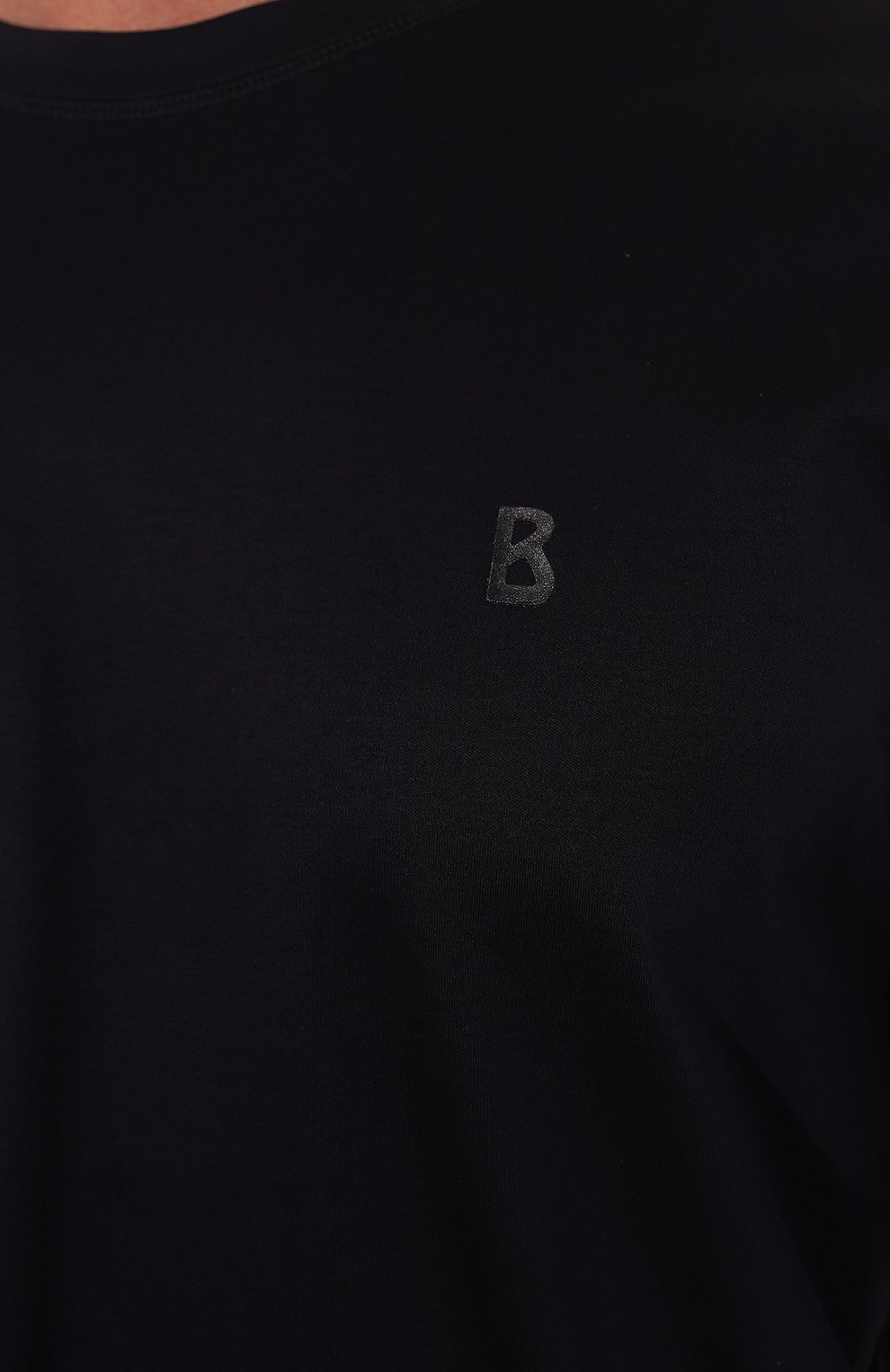 Хлопковый лонгслив BOGNER темно-синего цвета по цене 20100 руб., арт. 58299178, фото 5 Хлопковый лонгслив BOGNER, арт. 58299178, фото 5