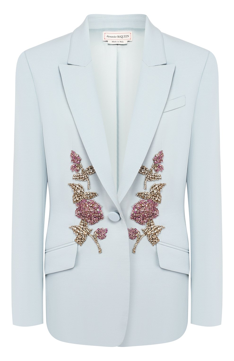 Жакет из смеси шерсти и шелка ALEXANDER MCQUEEN, арт. 585790/QJAAA, фото 1