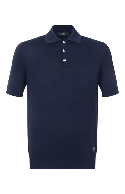 Мужская поло из хлопка и шелка ZILLI, арт. KBP002M0142VRIS00