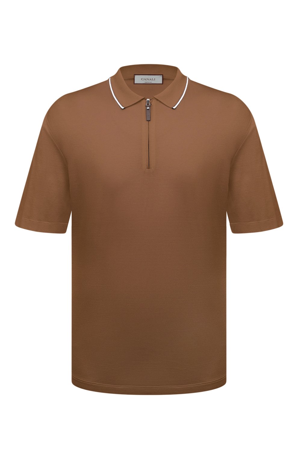 Хлопковое поло CANALI, арт. T0827B/MJ02035, фото 1