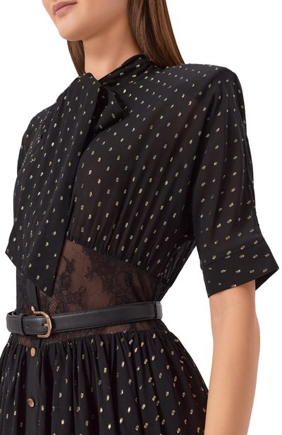 Платье из вискозы SELF-PORTRAIT, арт. RS26053SB, фото 4