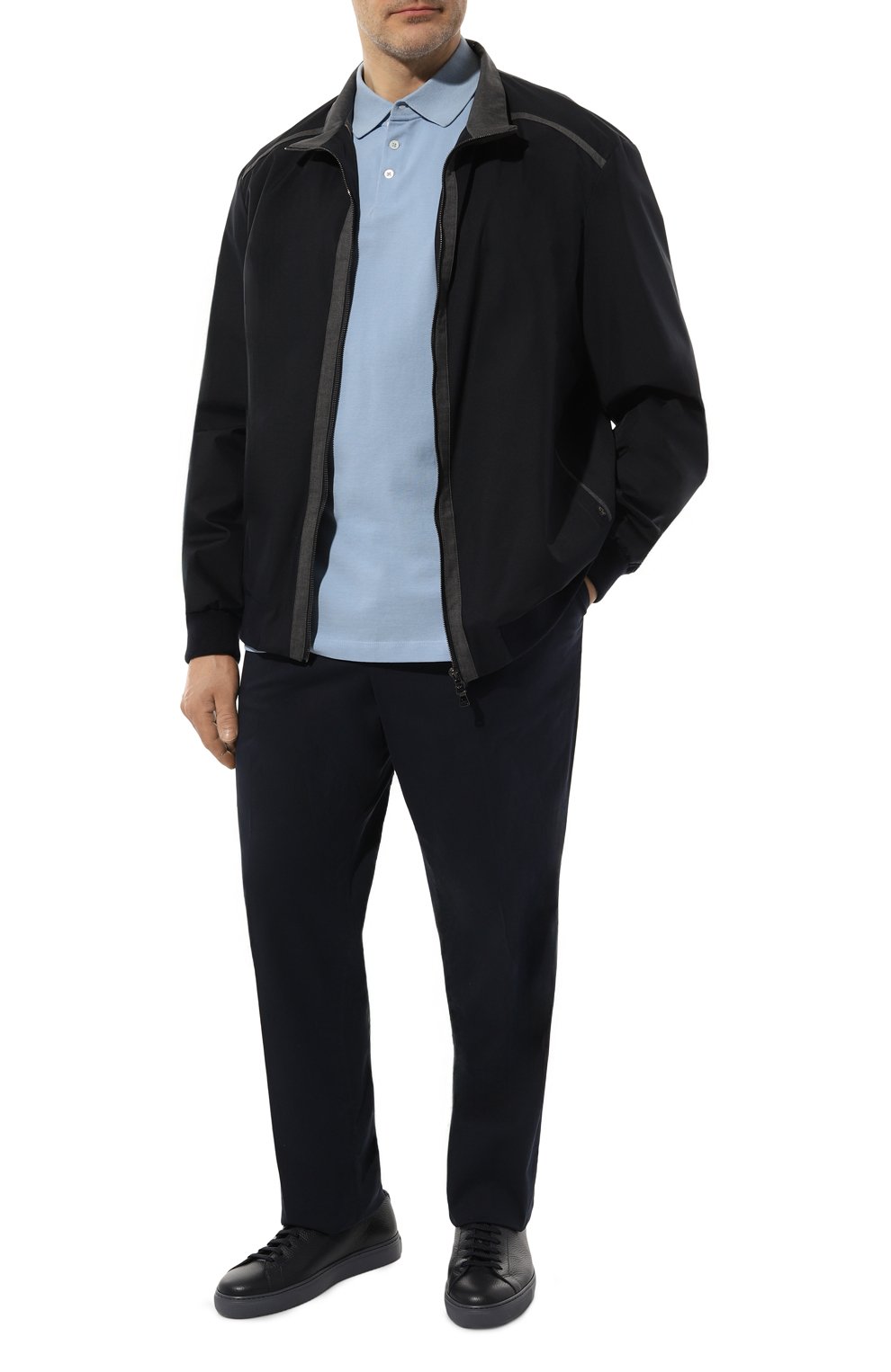 Хлопковое поло BRUNELLO CUCINELLI, арт. ME8548765, фото 2